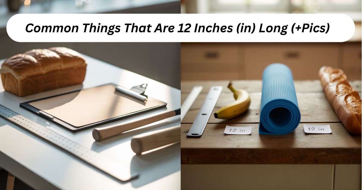13 Common Things That Are 12 Inches (in) Long (+Pics)