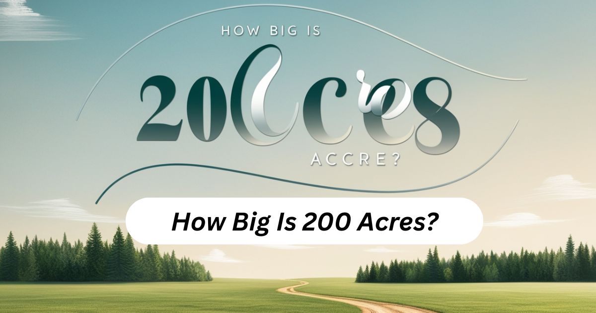 How Big Is 200 Acres