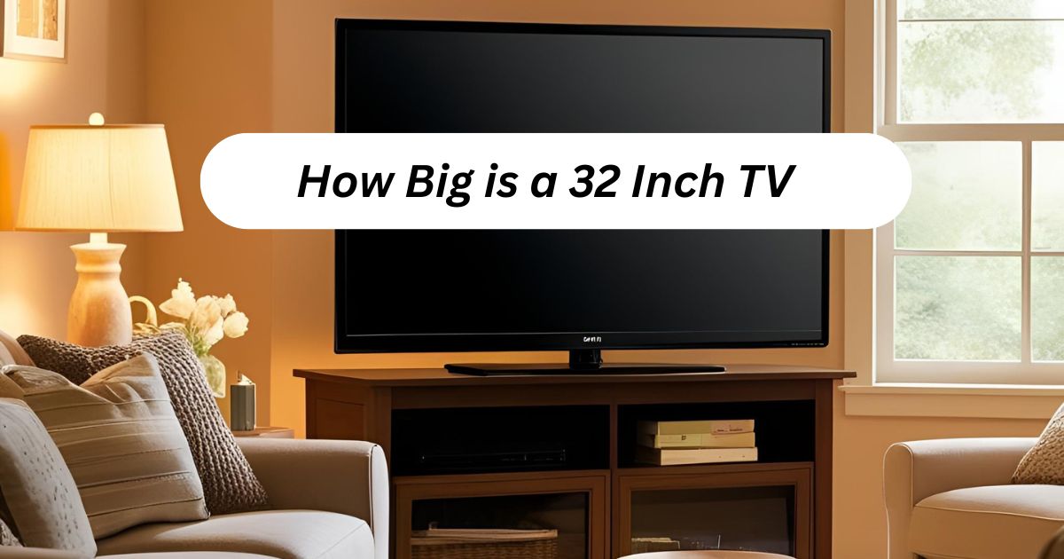 How Big is a 32 Inch TV