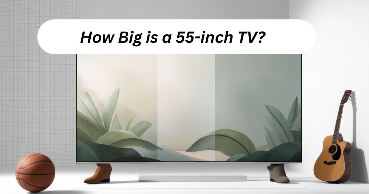 How Big is a 55-inch TV?