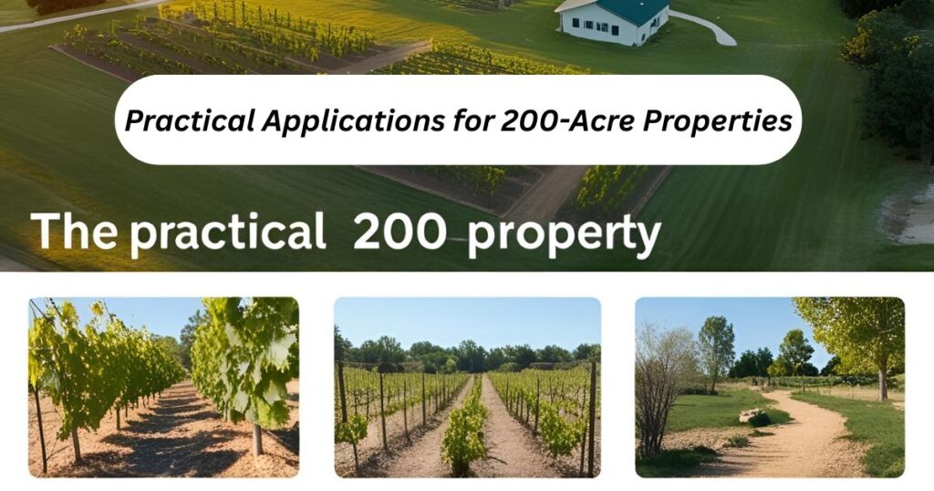 Practical Applications for 200-Acre Properties