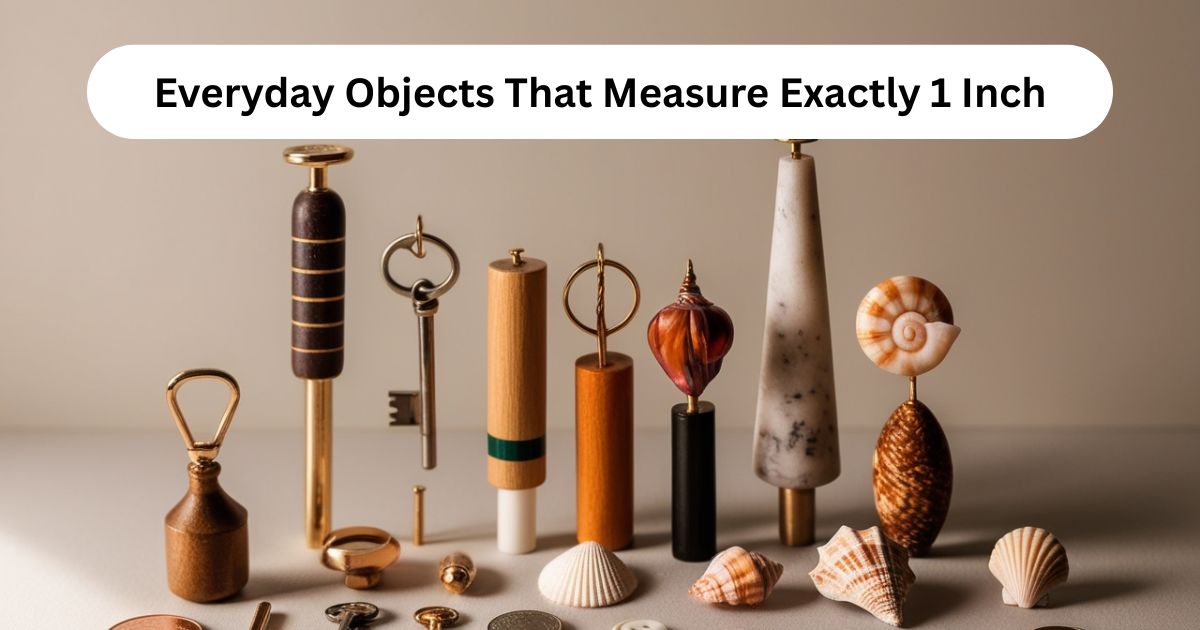 The Ultimate Visual Guide: 20 Everyday Objects That Measure Exactly 1 Inch