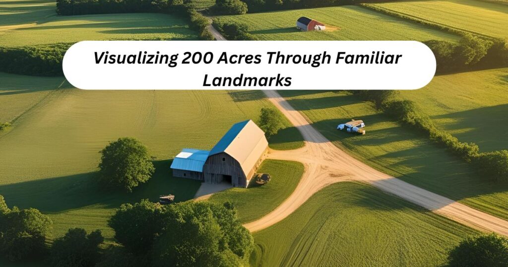 Visualizing 200 Acres Through Familiar Landmarks
