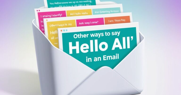 30 Other Ways to Say “Hello All” in an Email’ (With Examples)