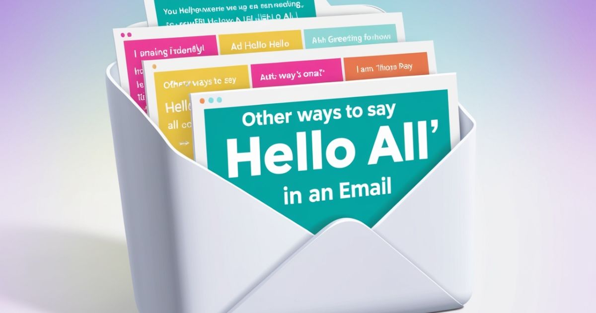 30 Other Ways to Say “Hello All” in an Email’ (With Examples)