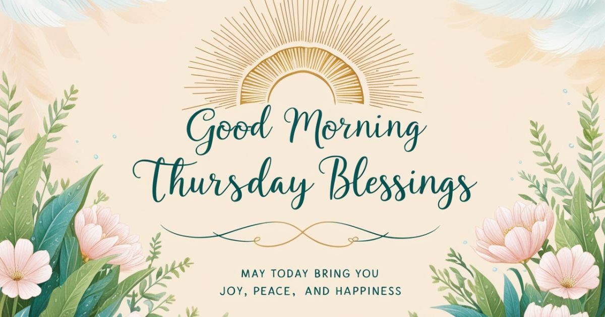 70 Good Morning Thursday Blessings Images and Prayers to Start Your Day