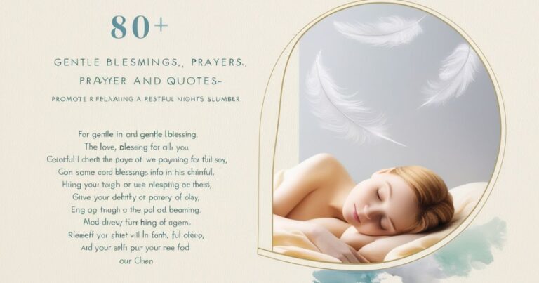 80+ Good Night Blessings, Prayers and Quotes for Peaceful Sleep