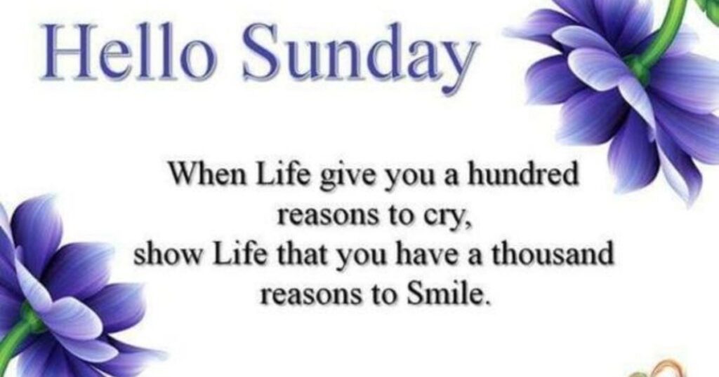 Best Sunday Blessings Quotes with Beautiful Images