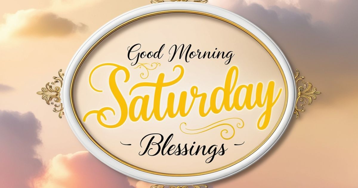 Good Morning Saturday Blessings: Images and Greetings to Start Your Weekend