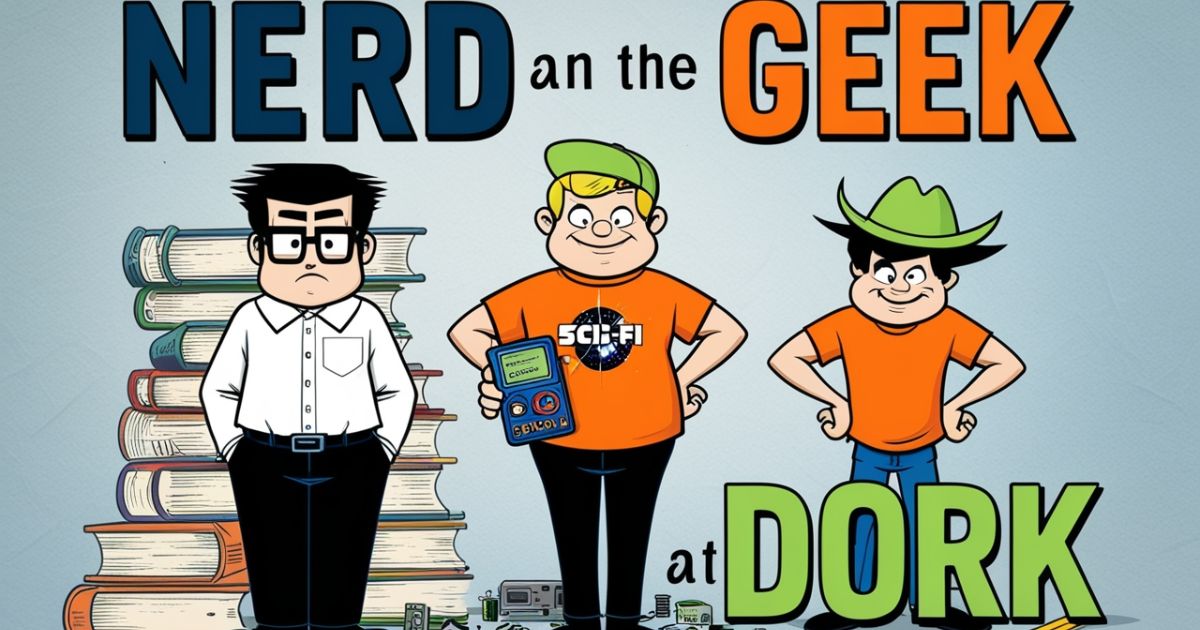 Nerd, Geek & Dork – What's the Difference? Understanding America's Most Misunderstood Labels