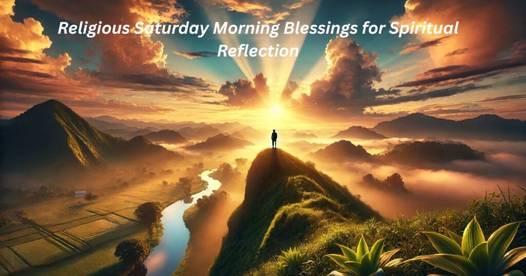 Religious Saturday Morning Blessings for Spiritual Reflection