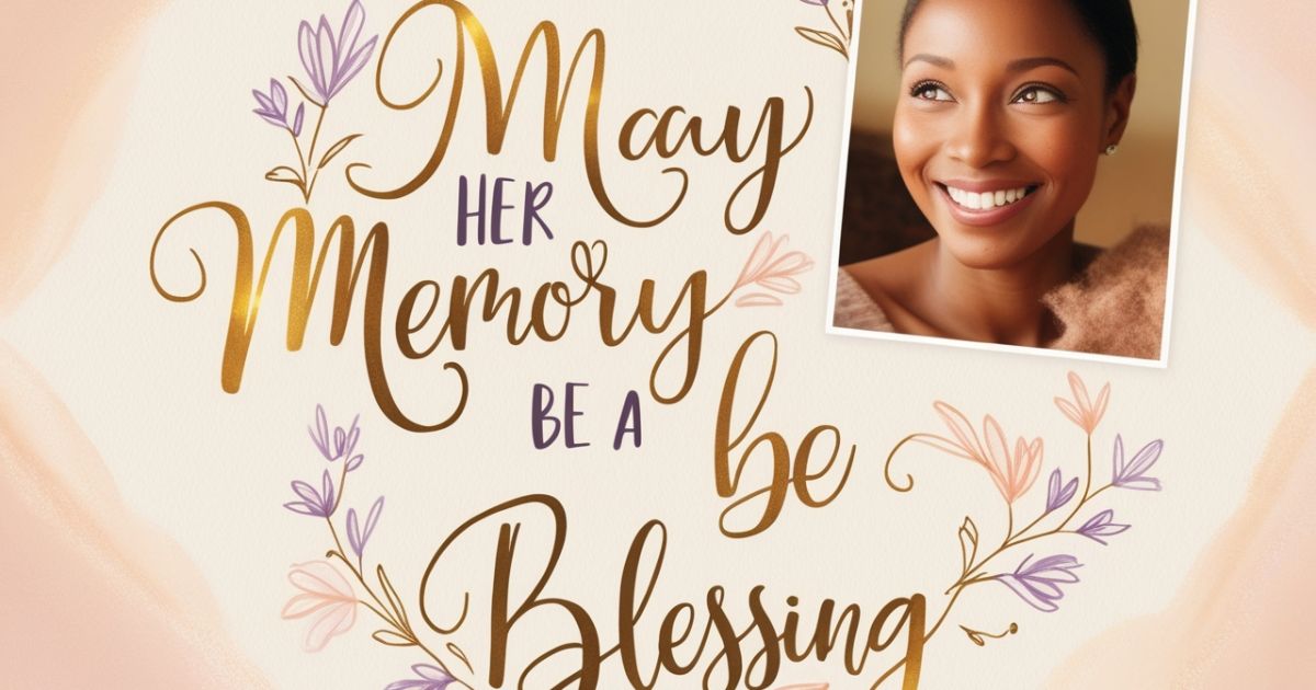 What Does "May Her Memory Be a Blessing" Mean? Complete Guide to This Hebrew Phrase