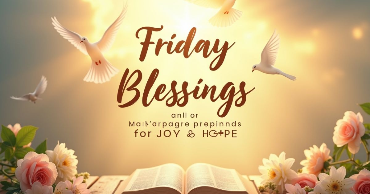 100+ Friday Blessings and Prayers to Start Your Weekend with Joy & Hope