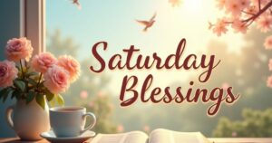 110+ Beautiful Saturday Blessings to Fill Your Weekend with Peace, Joy & Gratitude
