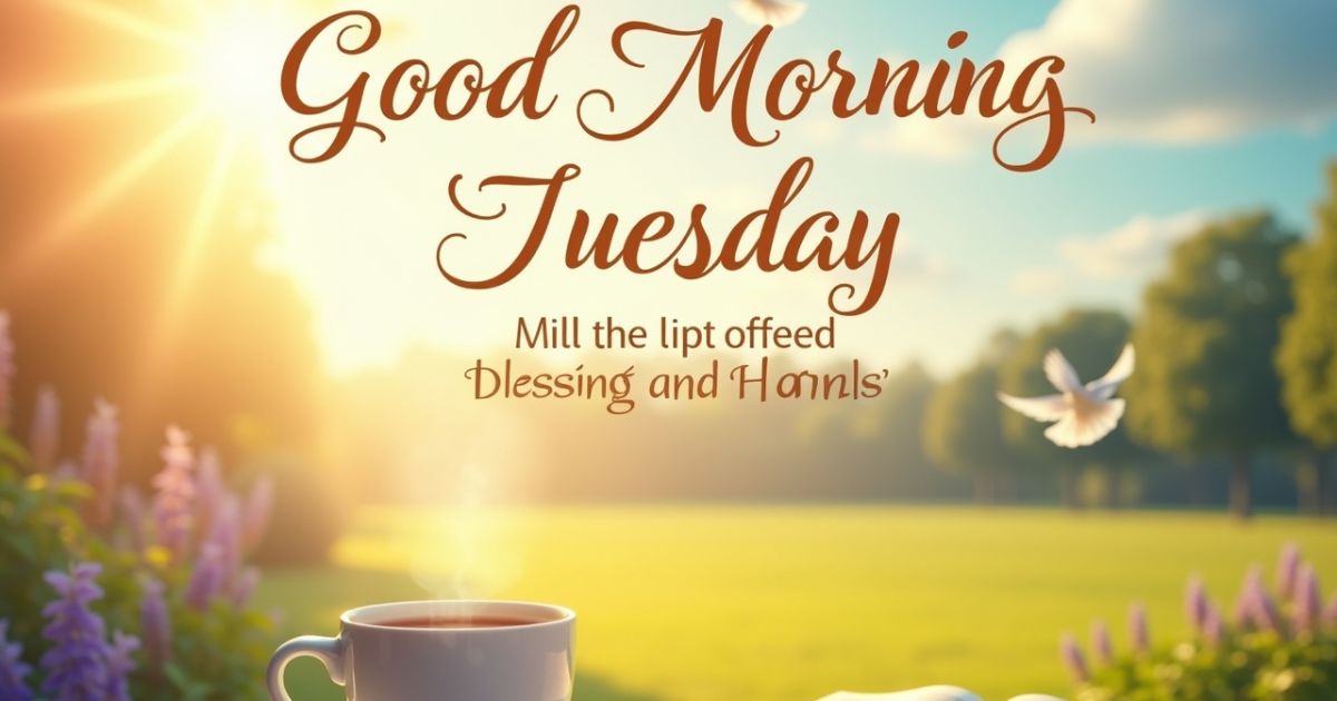 135+ Good Morning Tuesday Blessings and Prayers to Inspire Your Day with Faith & Joy