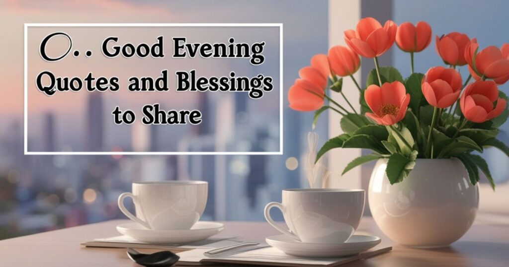 🌤 Uplifting Good Evening Quotes and Blessings to Share