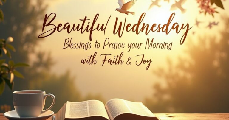 80+ Beautiful Wednesday Blessings and Prayers to Brighten Your Morning with Faith & Joy