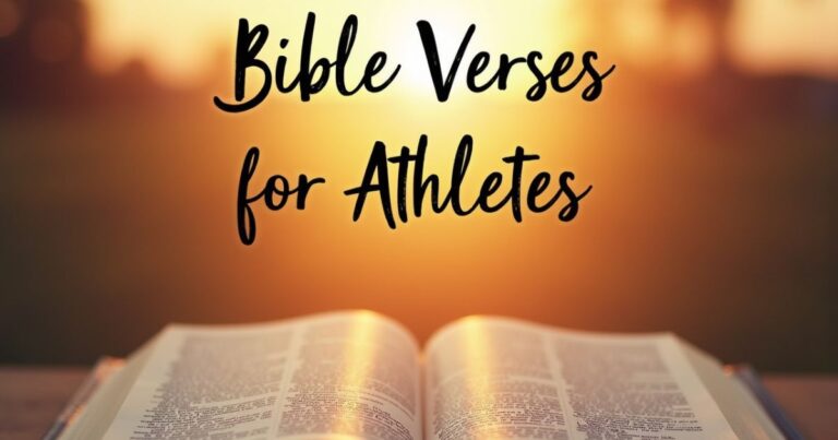 Bible Verses for Athletes: 55 Scriptures to Fuel Your Faith and Performance