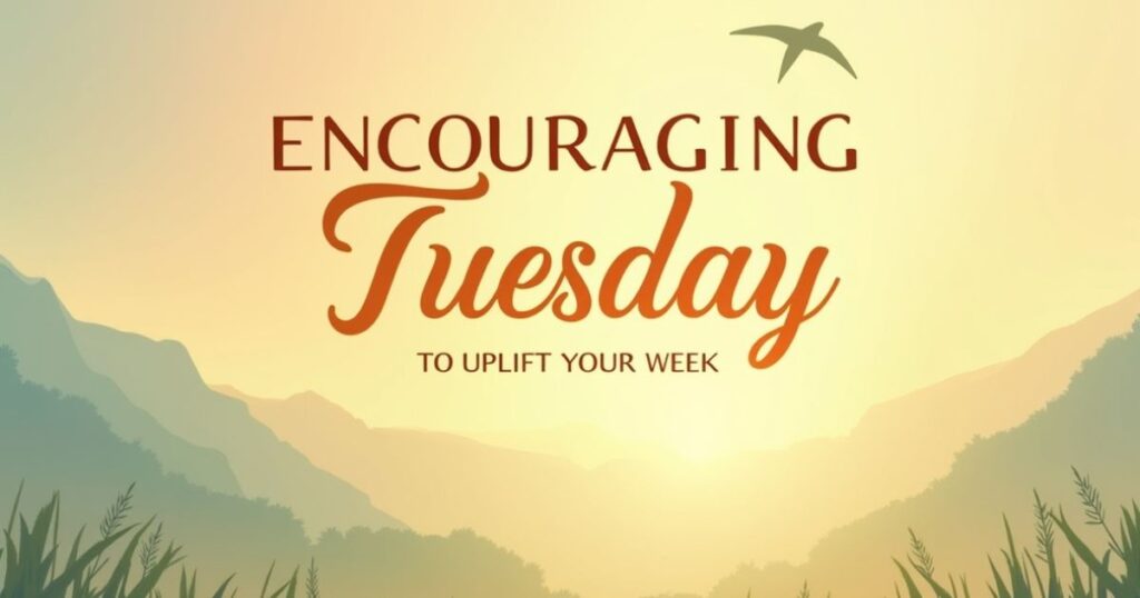 Encouraging Tuesday Messages to Uplift Your Week