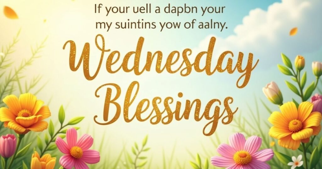 Heartfelt Wednesday Blessings Quotes