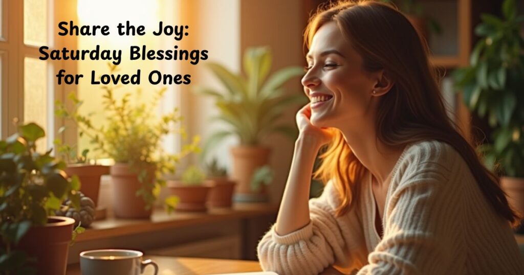 Share the Joy: Saturday Blessings for Loved Ones