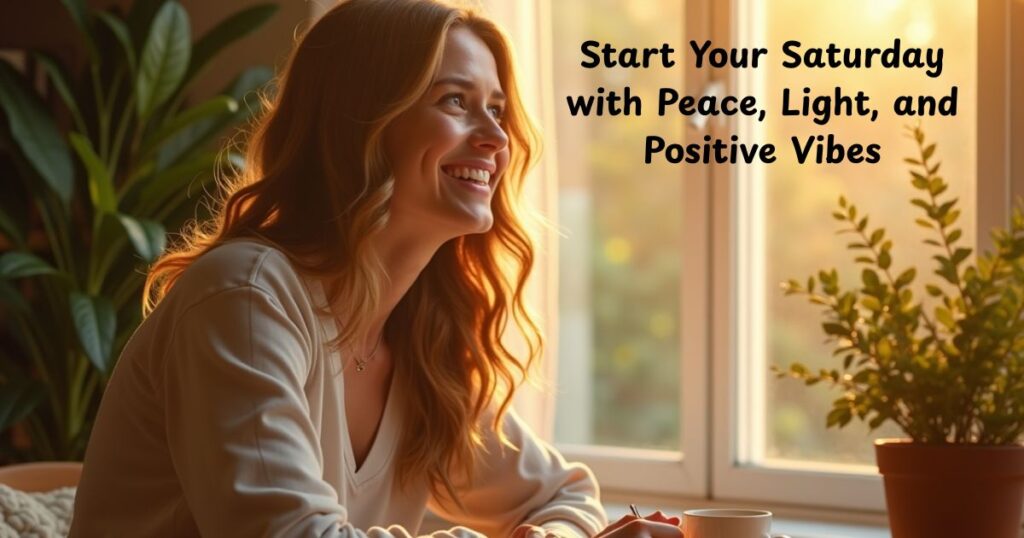 Start Your Saturday with Peace, Light, and Positive Vibes