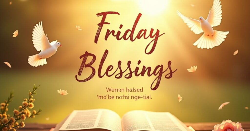 ✨ Inspirational Friday Blessings for Joy, Strength, and Hope
