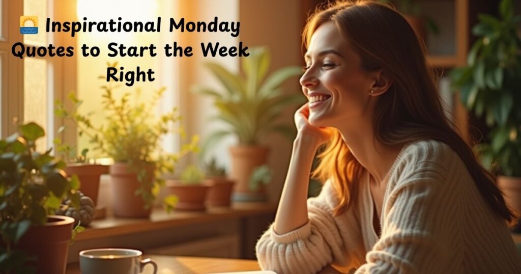 🌅 Inspirational Monday Quotes to Start the Week Right