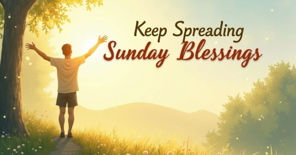 🌞 Keep Spreading Sunday Blessings