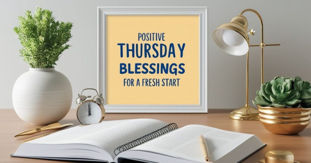 🌞 Positive Thursday Blessings for a Fresh Start