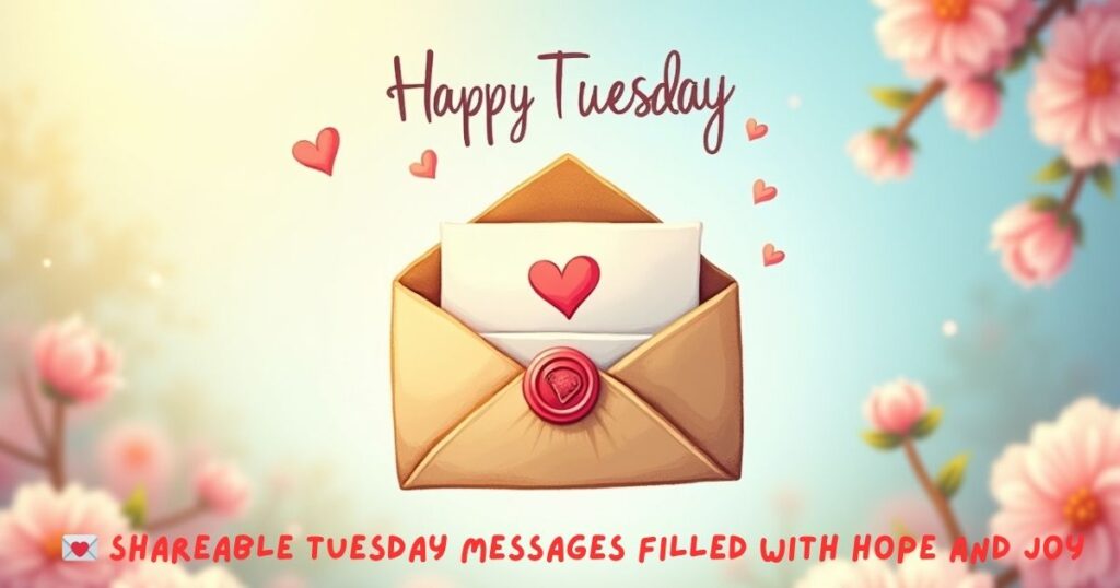 💌 Shareable Tuesday Messages Filled with Hope and Joy