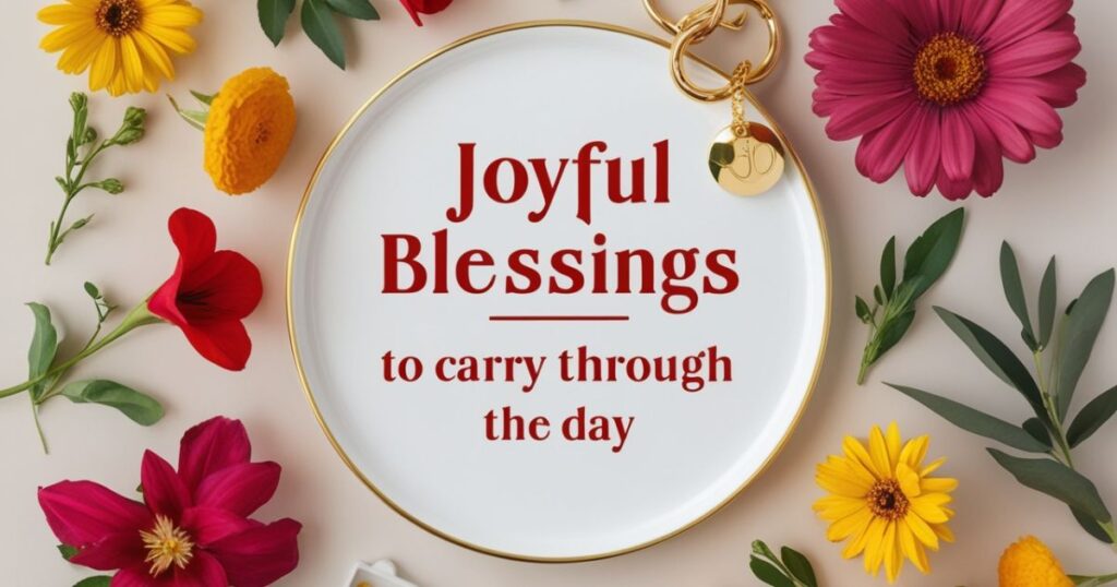 💖 Joyful Blessings to Carry Through the Day