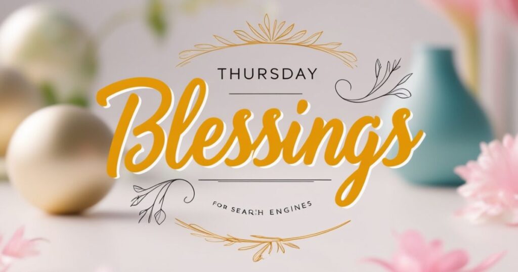 📝 Short & Sweet Thursday Blessings