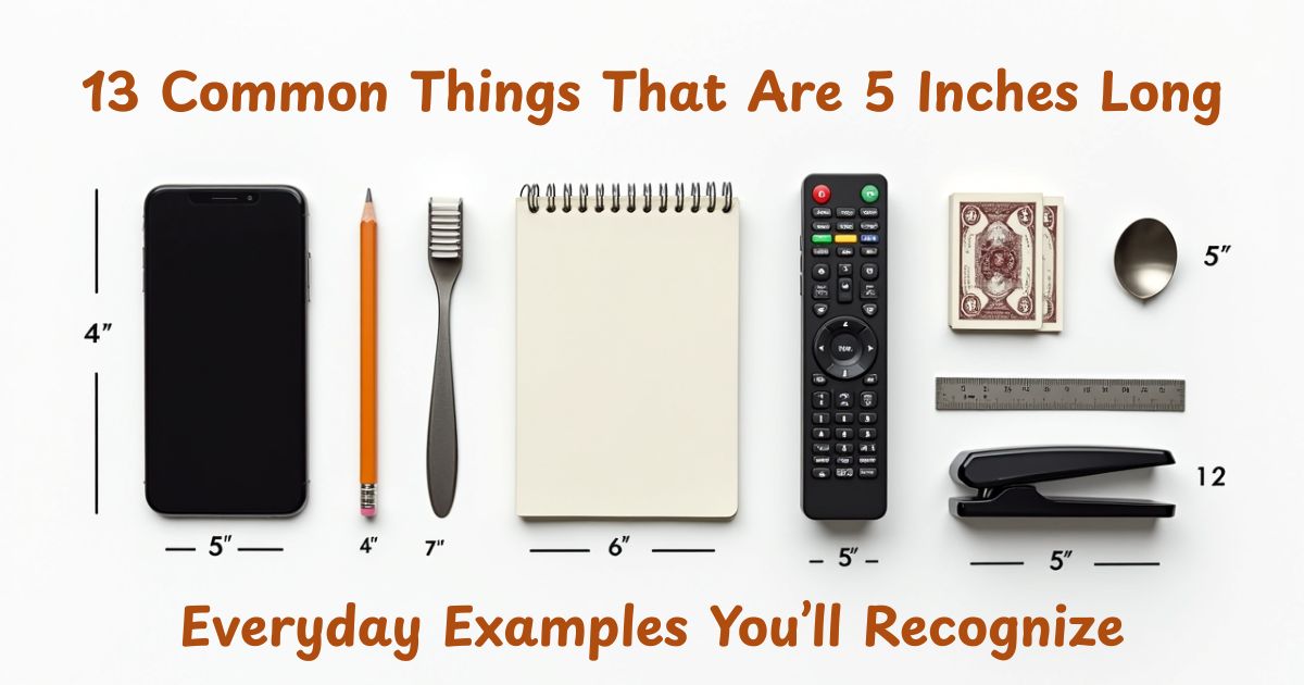 13 Common Things That Are 5 Inches Long – Everyday Examples You’ll Recognize