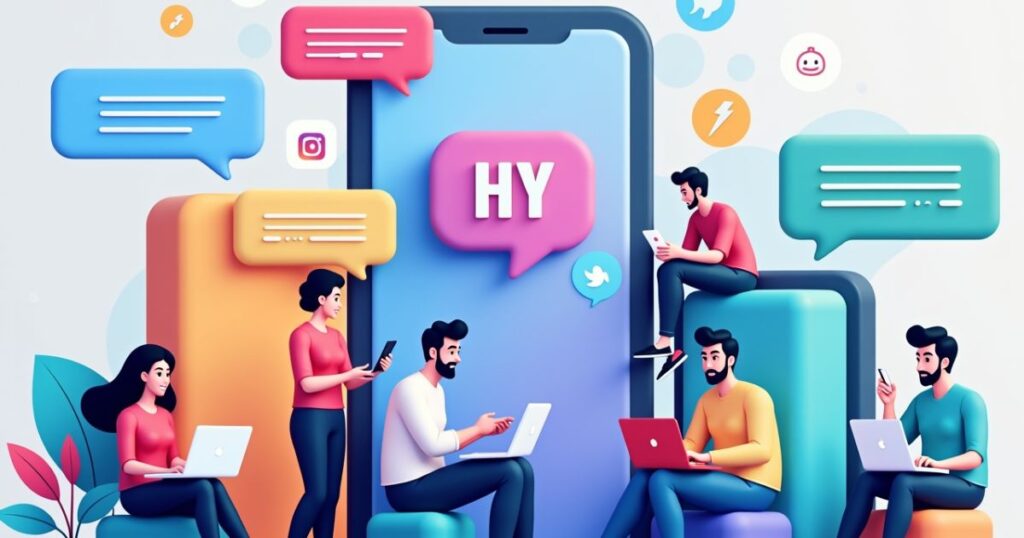 HY in Social Media, Messaging & Online Chats