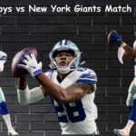Dallas Cowboys vs New York Giants Match Player Stats (Sep 14, 2025)