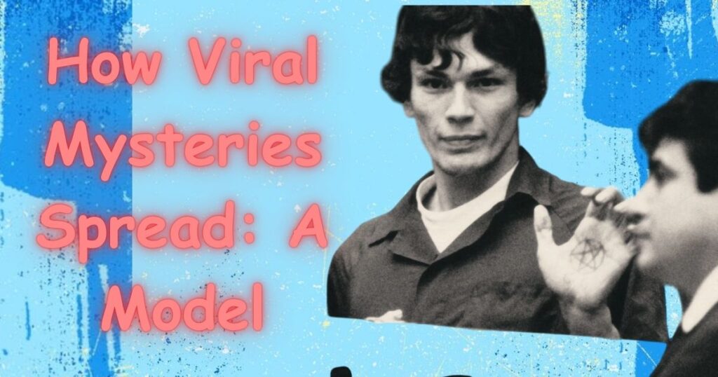How Viral Mysteries Spread: A Model